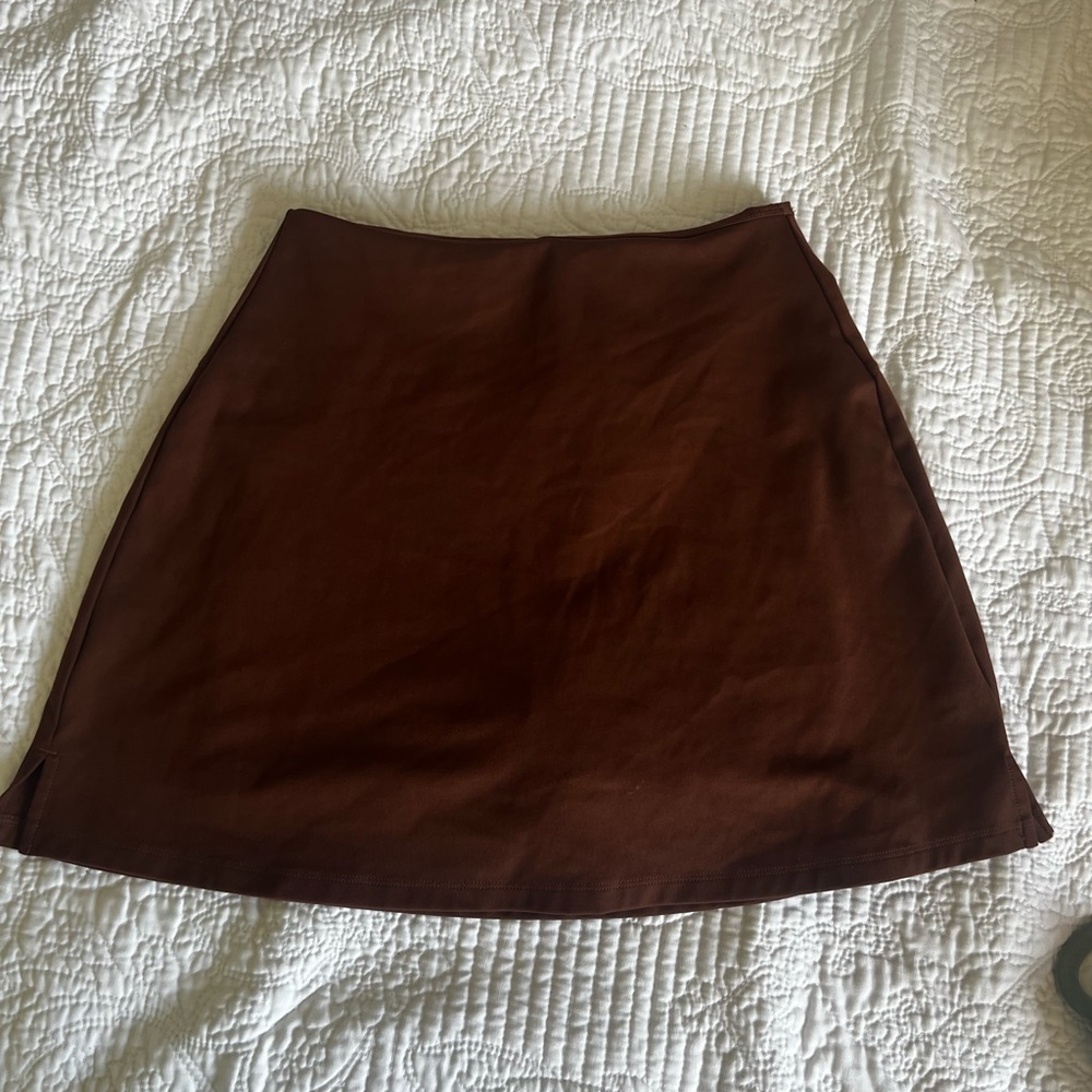 Girlfriend Collective Brown Skort